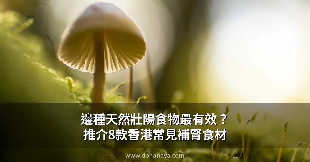 天然壯陽食物推薦 香港男士補腎食材